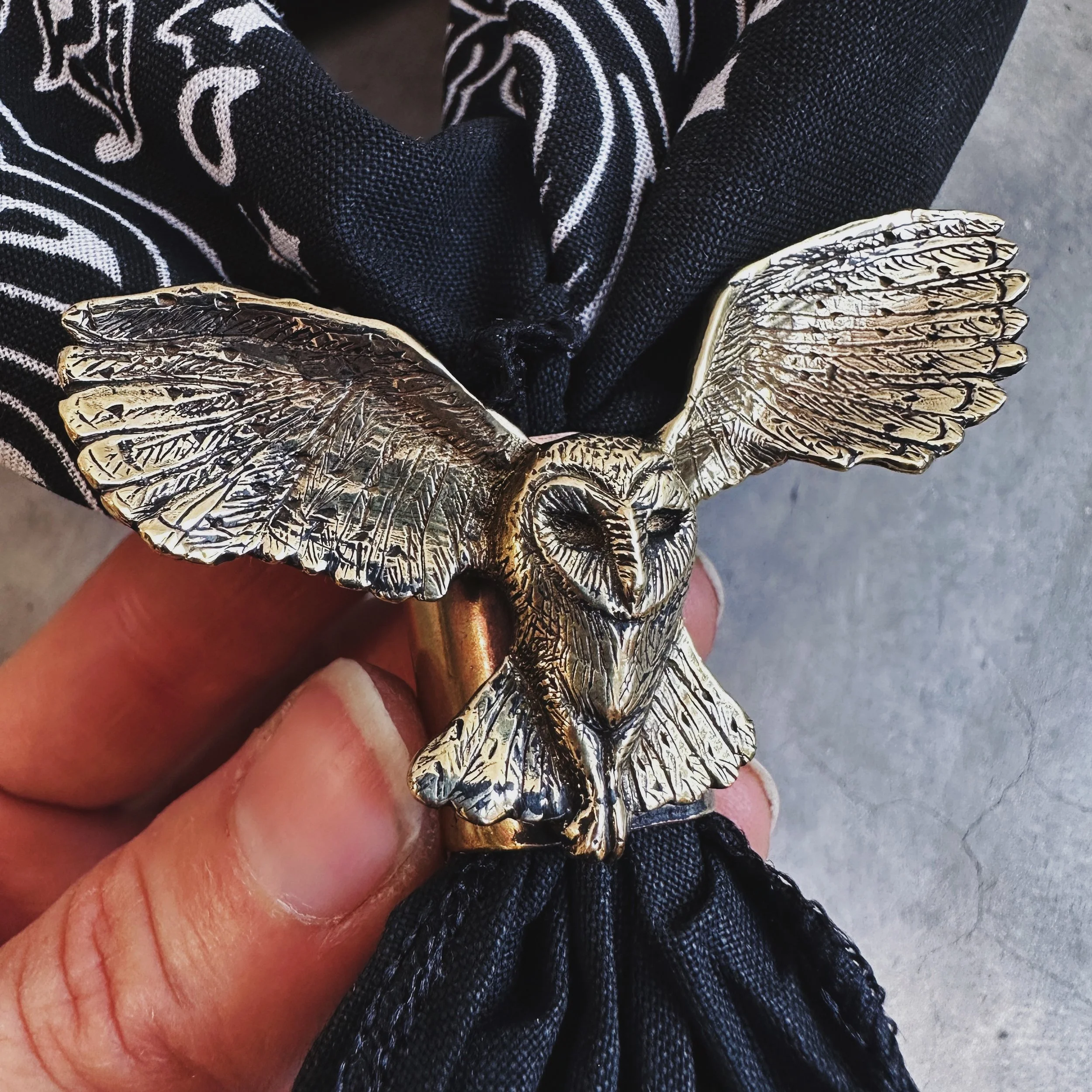 Owl Talon Necklace — HELIOTROPE — handcrafted in Tucson